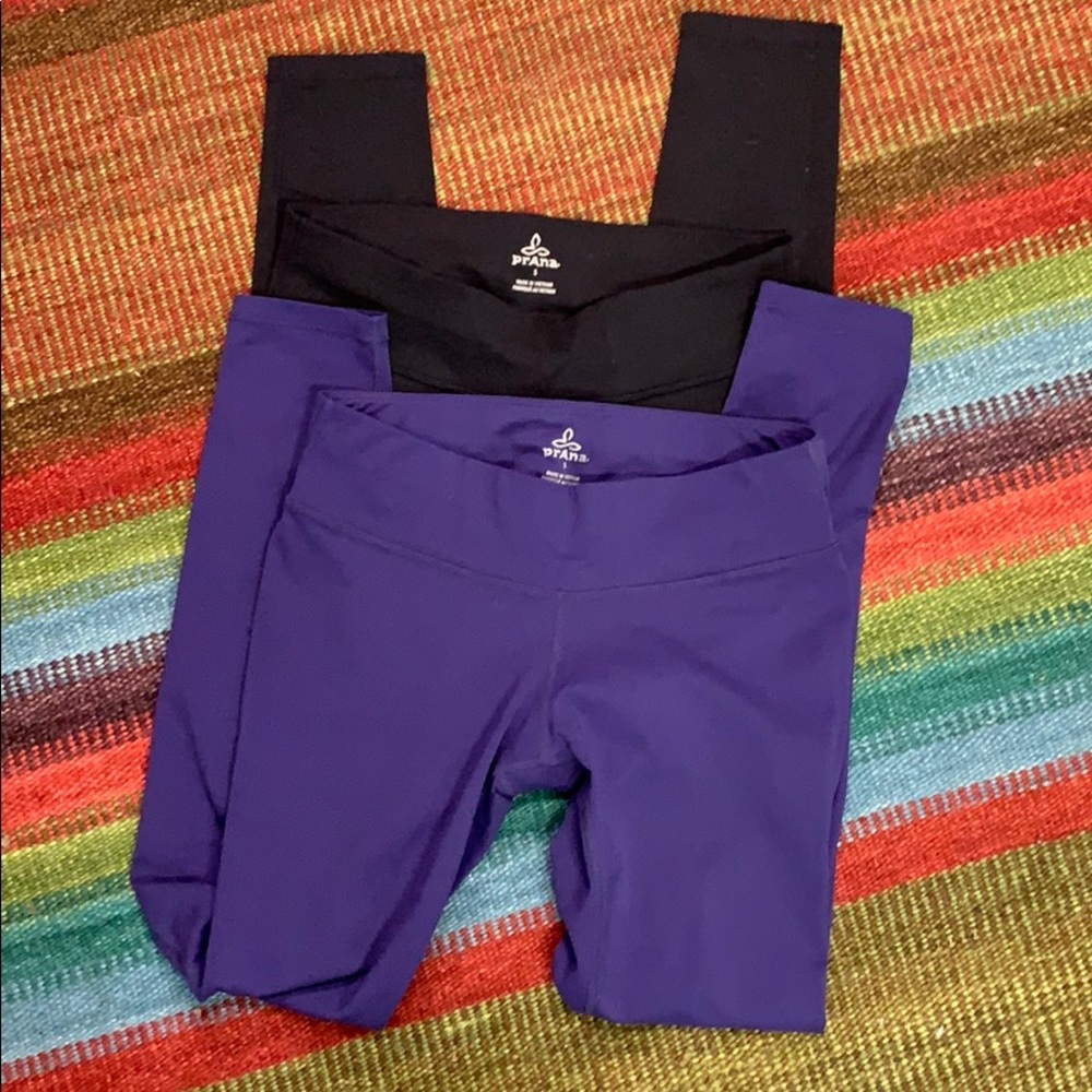 Prana Ashley leggings, 2 pairs size small